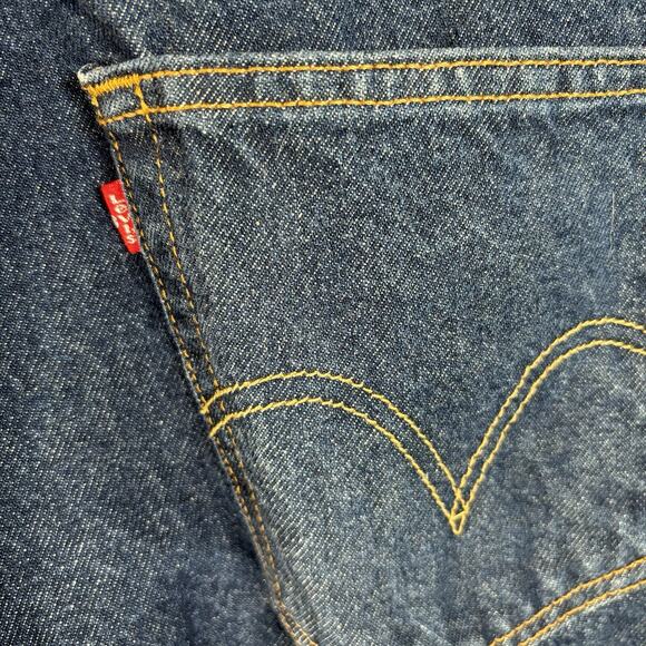 Levi's 505 Regular Fit Jean for Men, Size 32x32 (30X31.5) Medium Stonewash - Picture 3 of 11